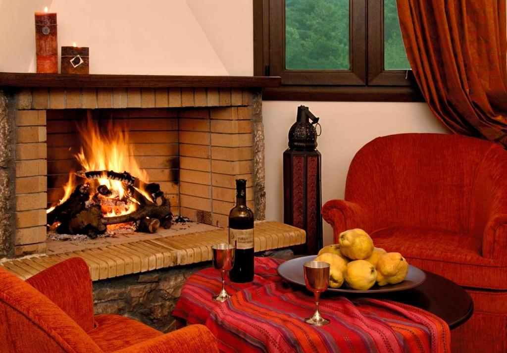 Dryas Guesthouse Polydrosos Rum bild